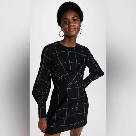 NWT STAUD Mini Crosshill Black Dress Size XL - Picture 2 of 12